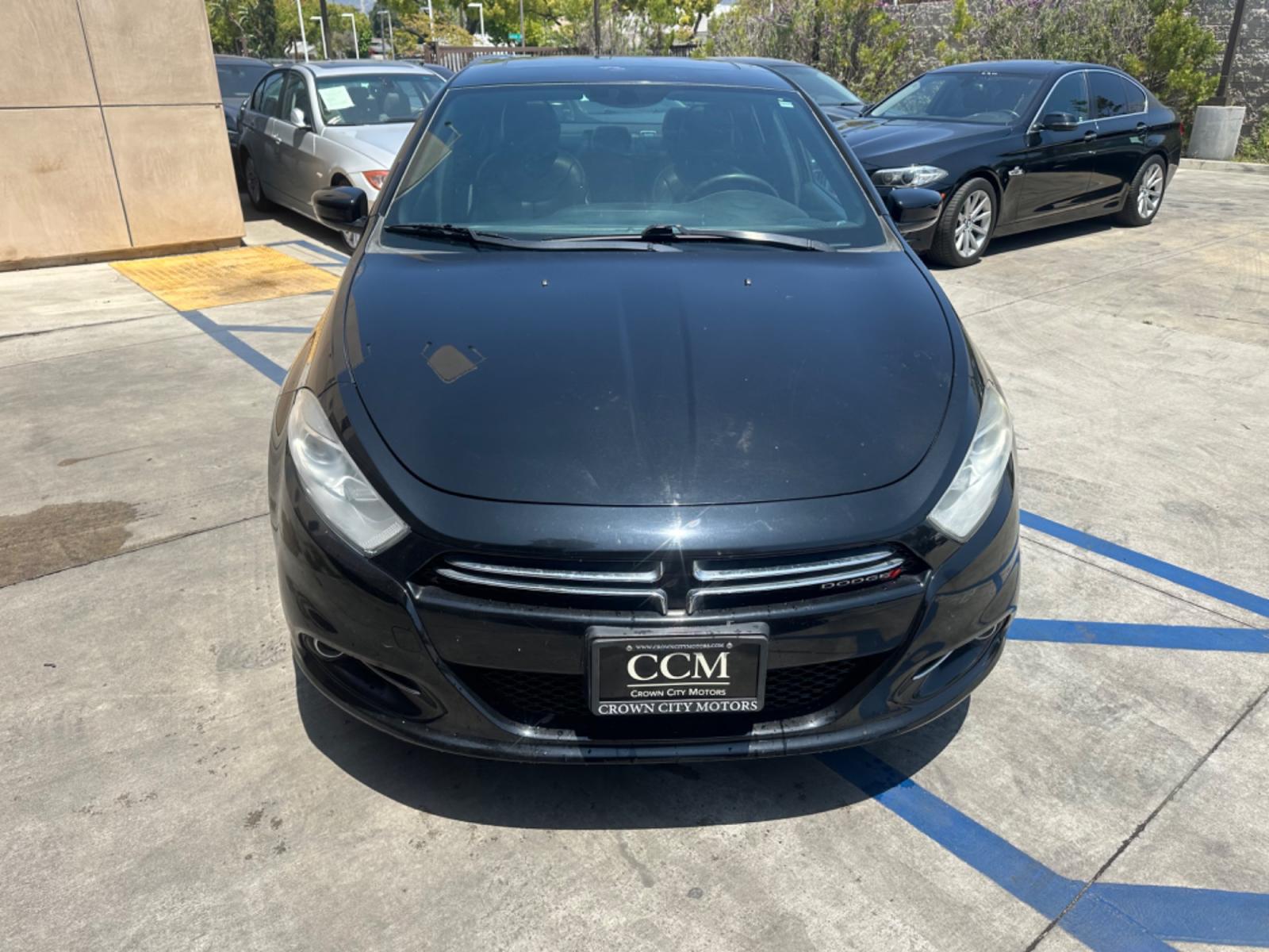 2013 Black Metallic /BLACK Dodge Dart LIMITED (1C3CDFCH4DD) with an 1.4L L4 DOHC 16V TURBO engine, 5-Speed Automatic transmission, located at 30 S. Berkeley Avenue, Pasadena, CA, 91107, (626) 248-7567, 34.145447, -118.109398 - Photo #8
